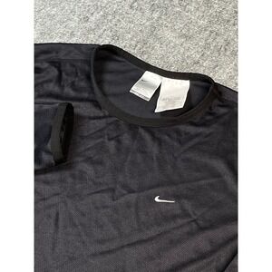 Nike Dri-FIT Long‎ Sleeve T-Shirt Black Athletic Training Top Youth L (12-14)